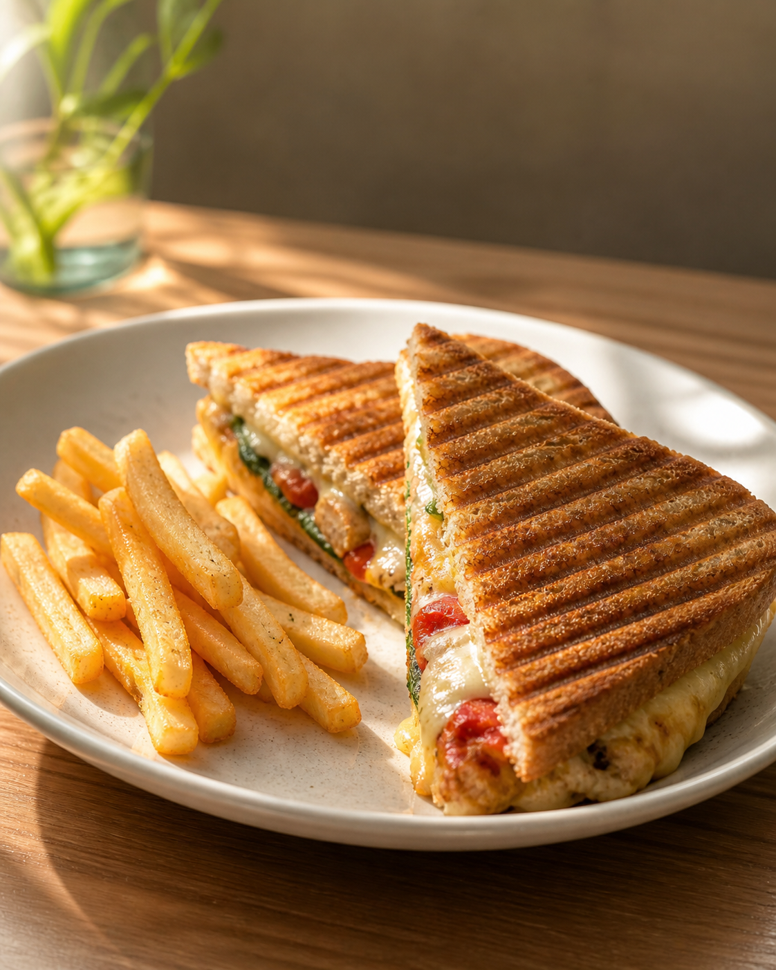Panini with premium ingredients